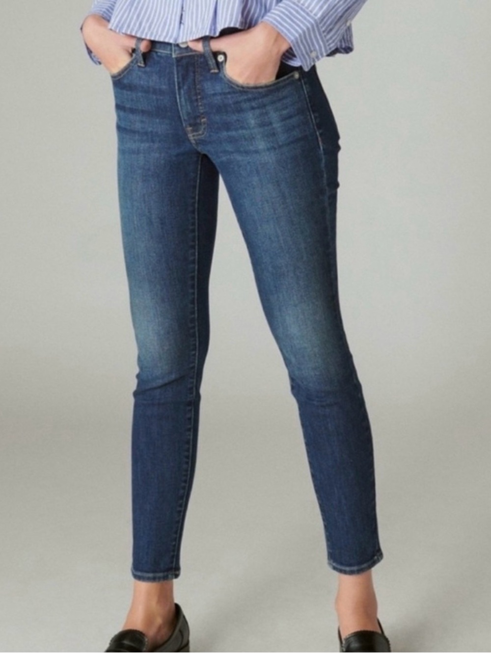 Lucky Brand Mid Rise Ava Skinny Jeans 10 / 30